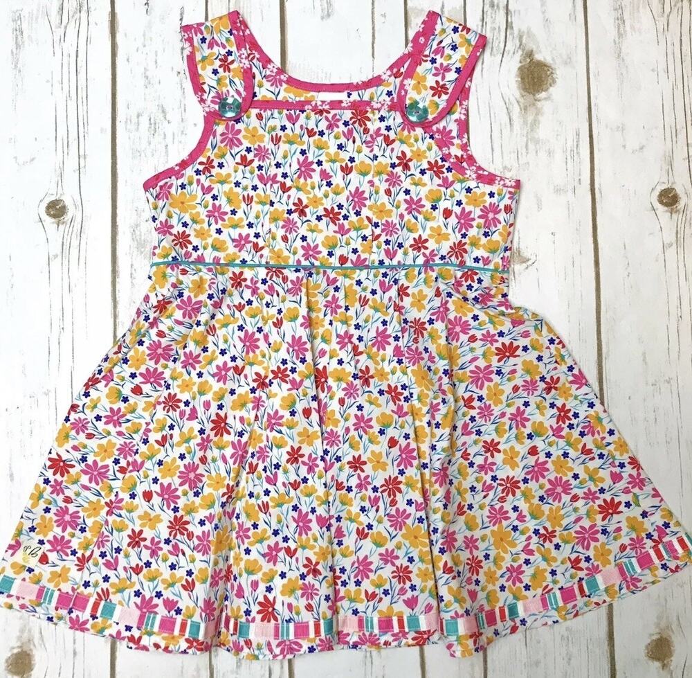 Girls Wildflowers clothing La La Land Bright Eyed Peplum Tank Top Size 6 EUC